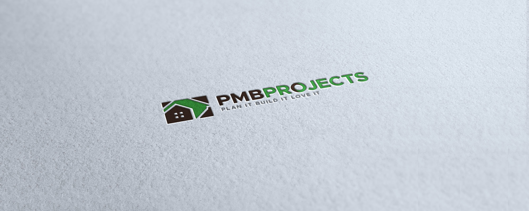 PMB Projects Letterpress Logo Mockup