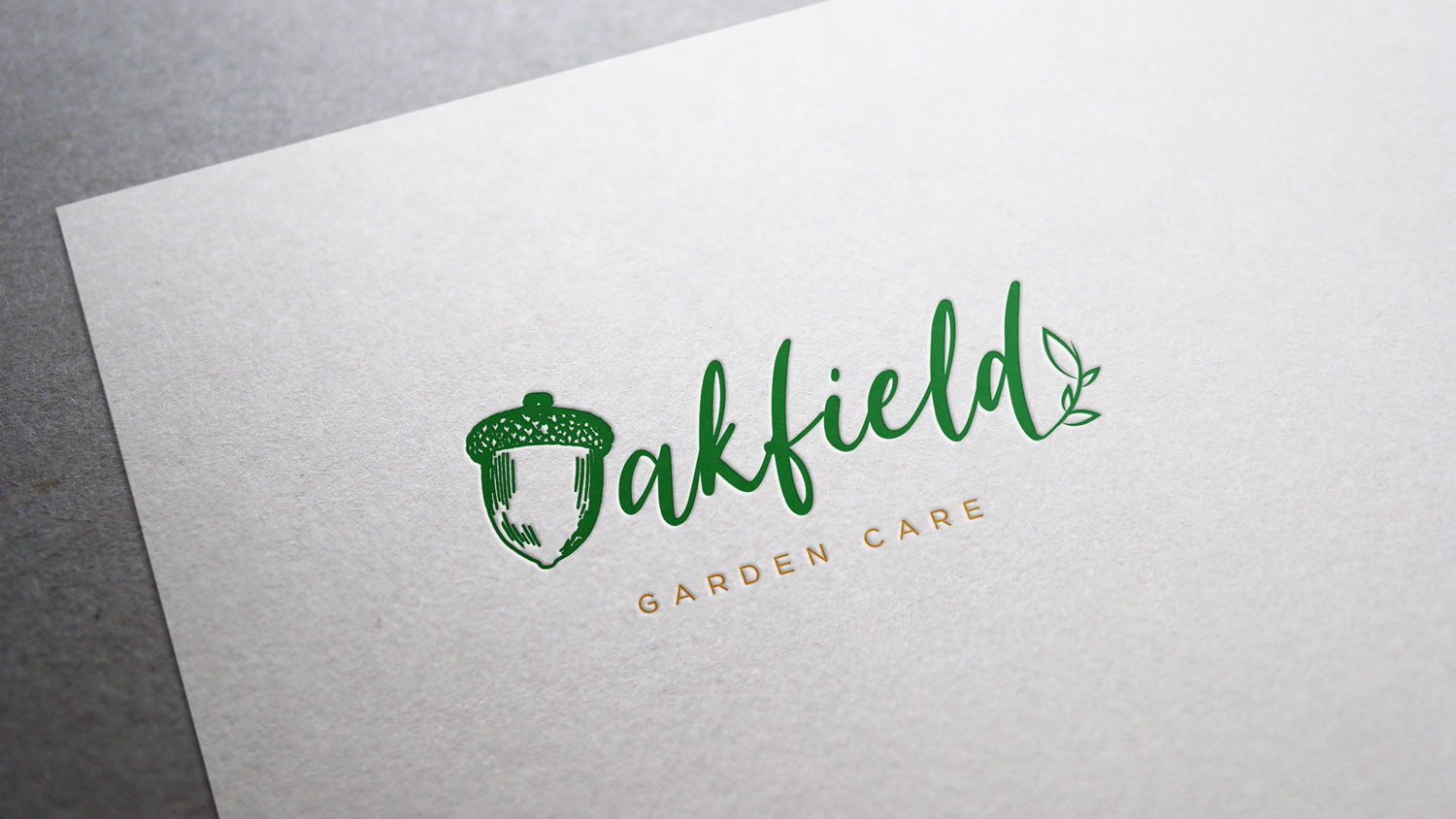 Oakfield Logo Letterpress