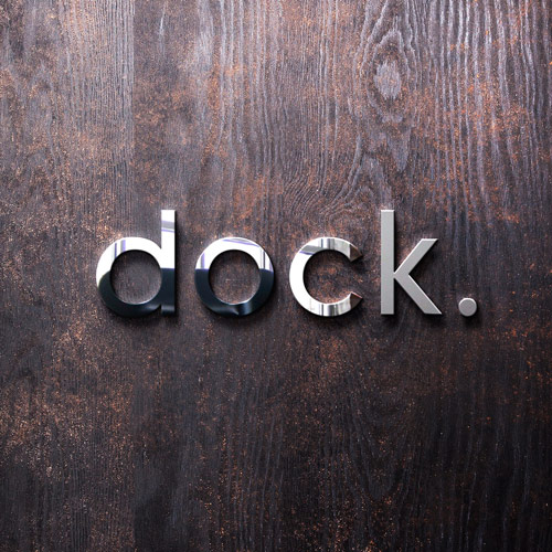 Dock Logo Mockup Square