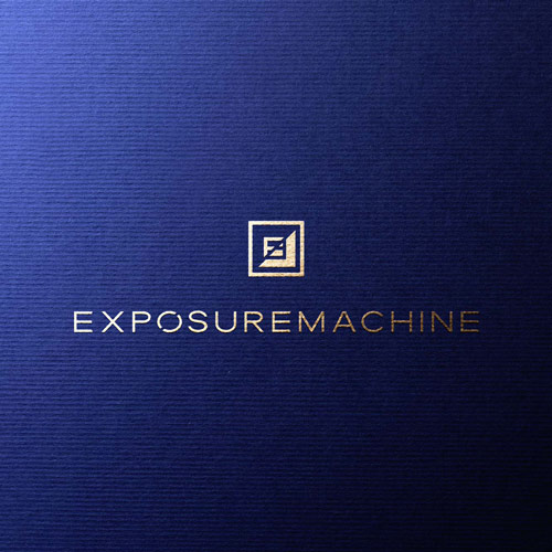 Exposuremachine Logo Mockup Square